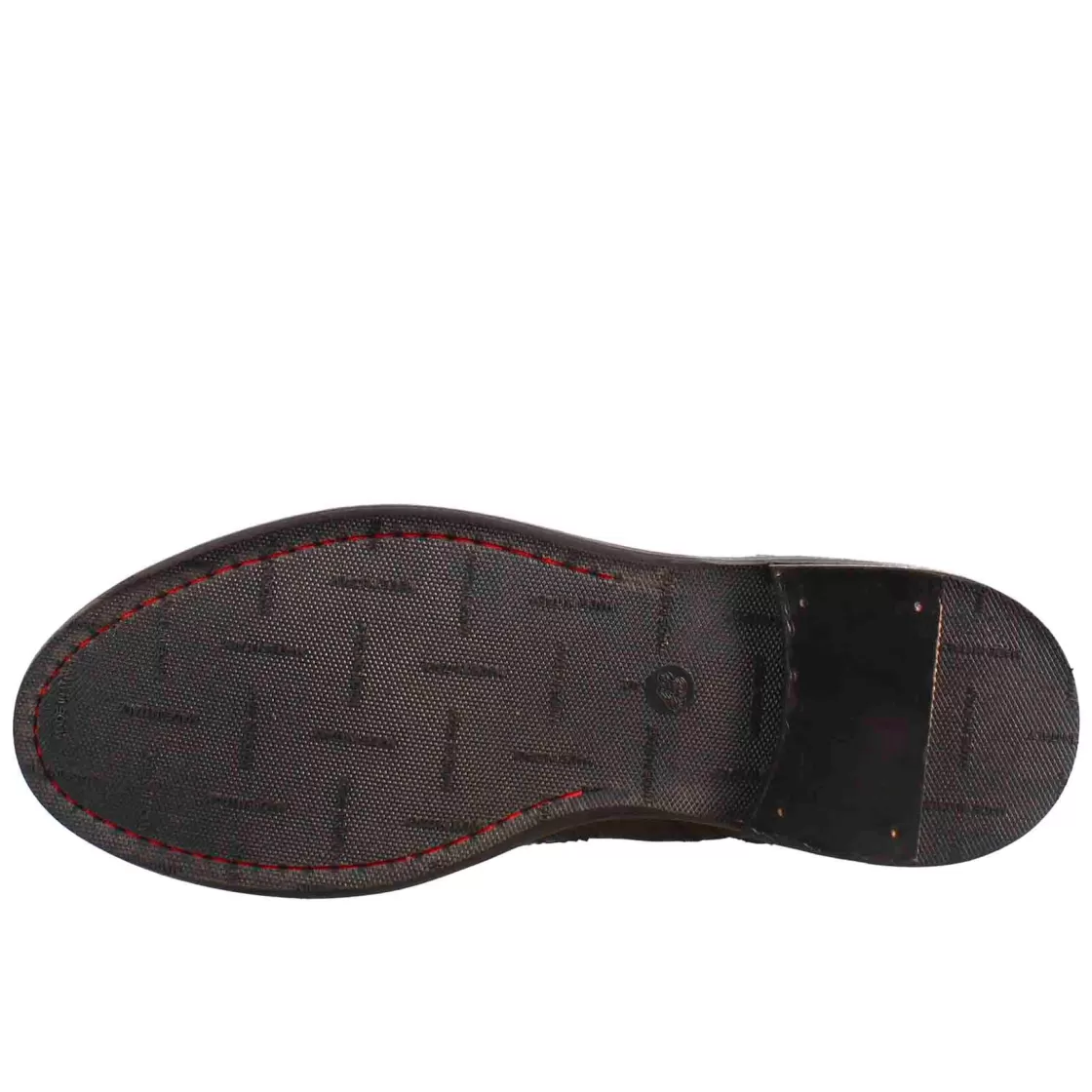 Outlet Leonardo Shoes Anfibi Candy Da Uomo In Pelle Lavata Colore Bronzato Marrone