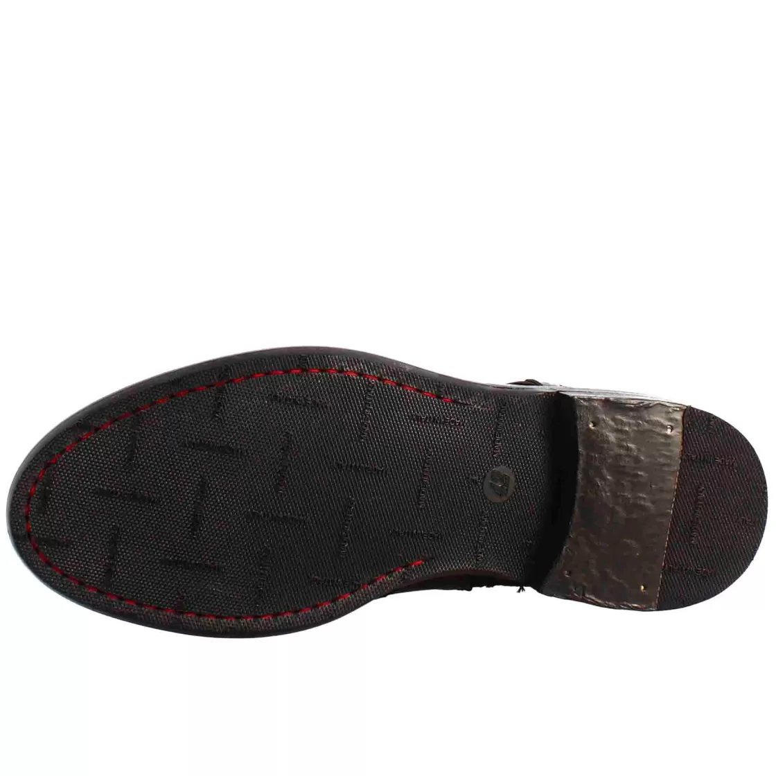 Clearance Leonardo Shoes Anfibi Candy Da Uomo In Pelle Lavata Colore Nero