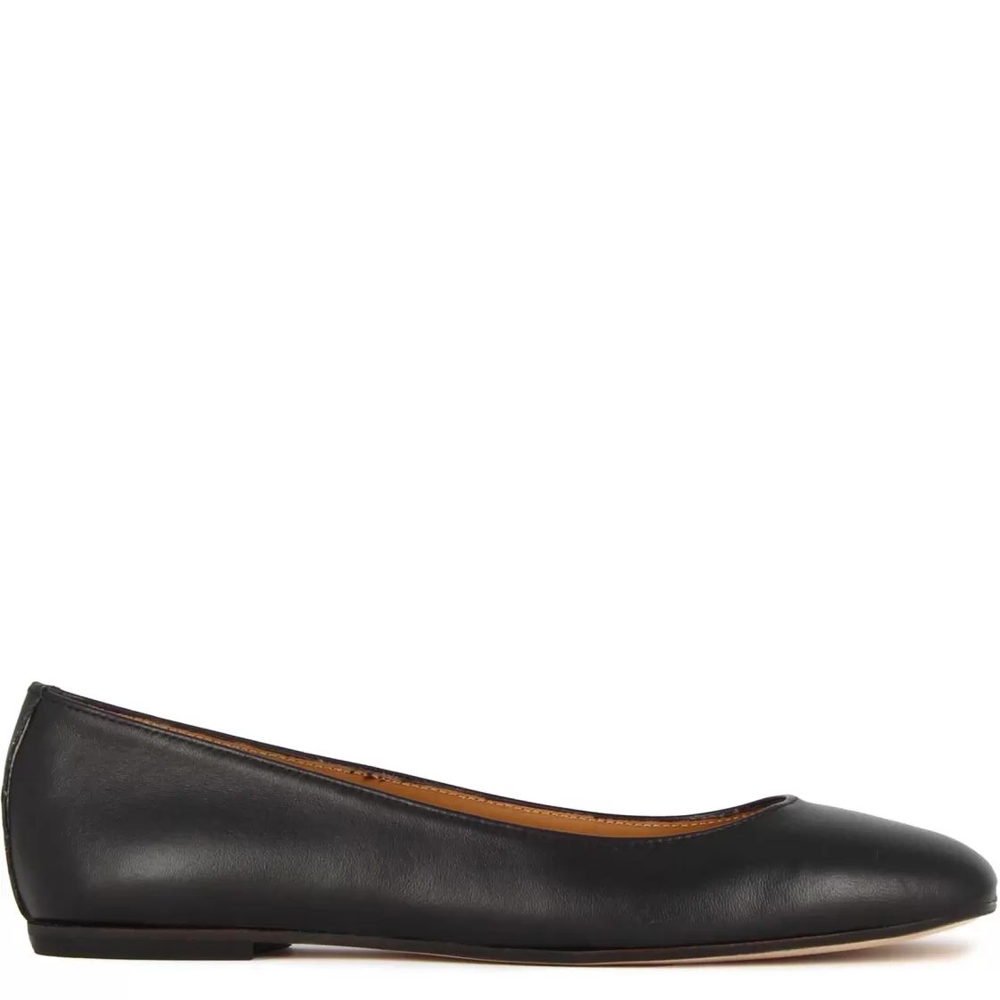 Clearance Leonardo Shoes Ballerina Casual Da Donna In Pelle Liscia Colore Fatta A Mano Nero