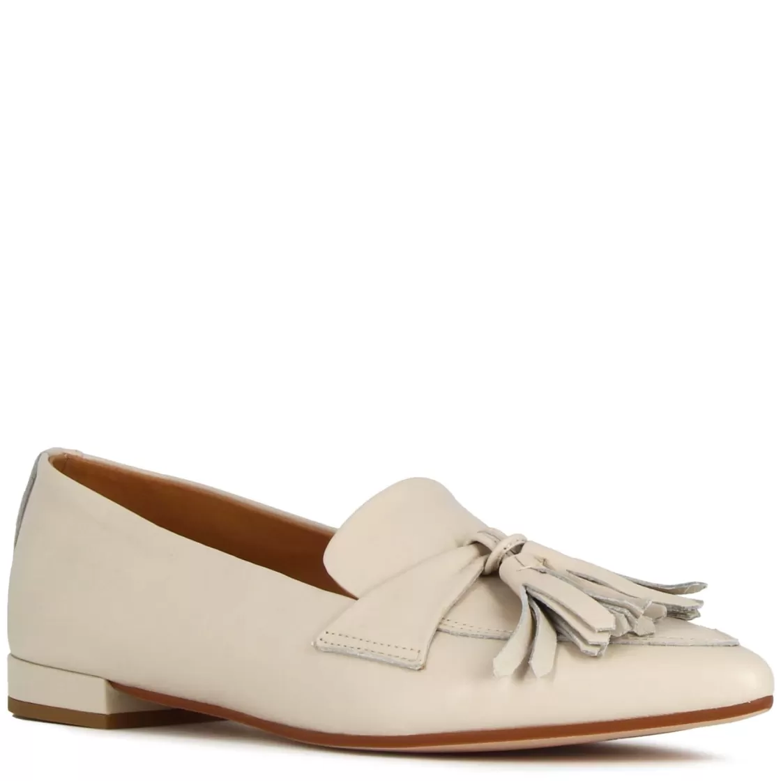 Hot Leonardo Shoes Ballerina Da Donna Casual Con Nappine Colore Beige