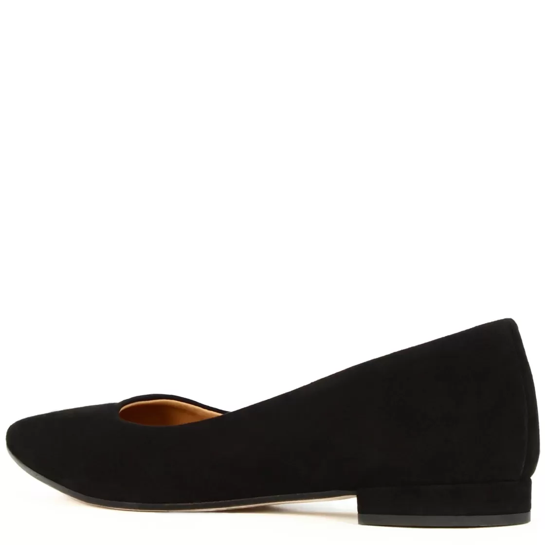 Cheap Leonardo Shoes Ballerina Raffinata Da Donna In Pelle Scamosciata Colore Nero