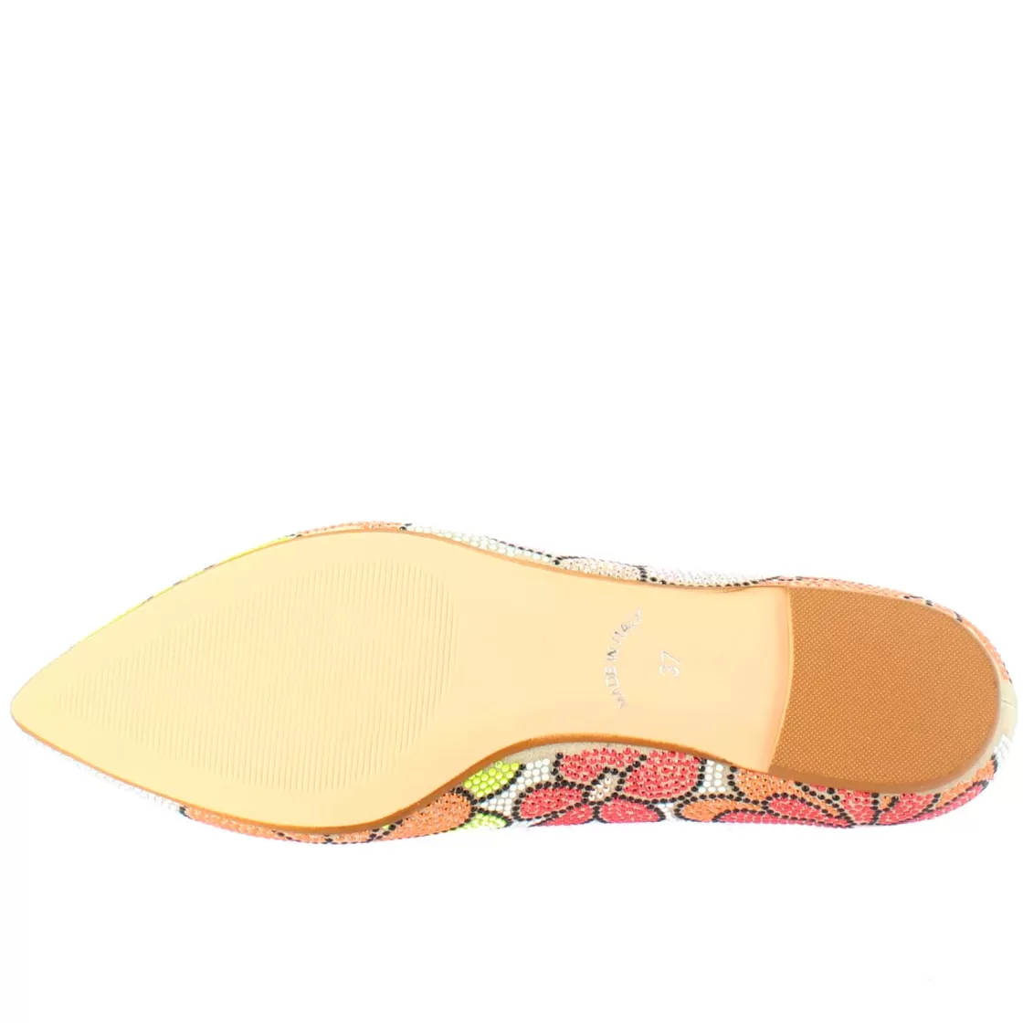 Best Sale Leonardo Shoes Ballerine Da Donna In Pelle Scamosciata Con Strass Marrone Chiaro