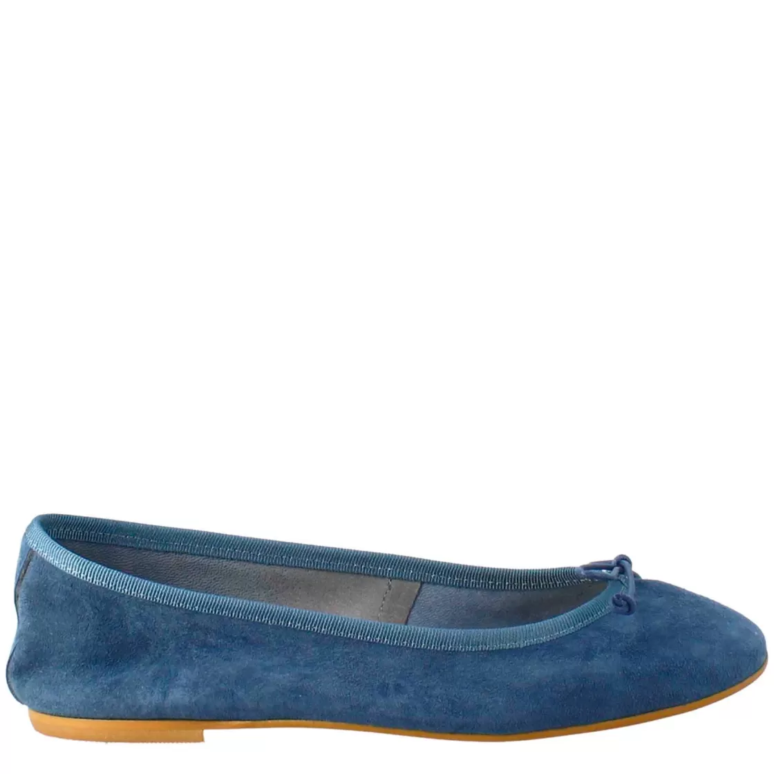 Best Leonardo Shoes Ballerine Leggere Da Donna Color In Pelle Liscia Sfoderate Blu