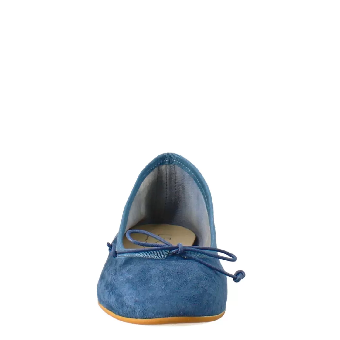 Best Leonardo Shoes Ballerine Leggere Da Donna Color In Pelle Liscia Sfoderate Blu