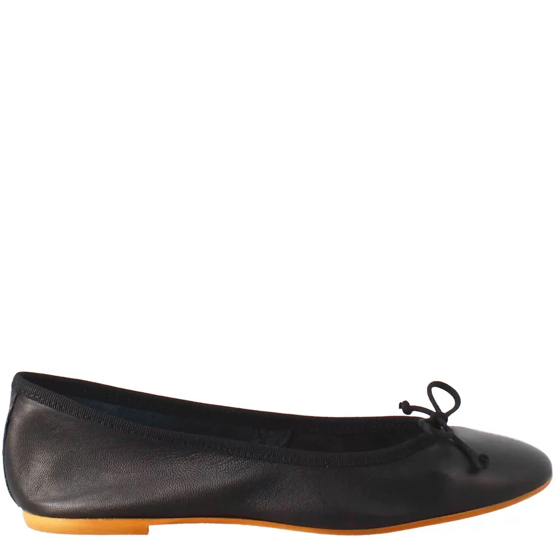 Best Sale Leonardo Shoes Ballerine Leggere Da Donna Color In Pelle Liscia Nero