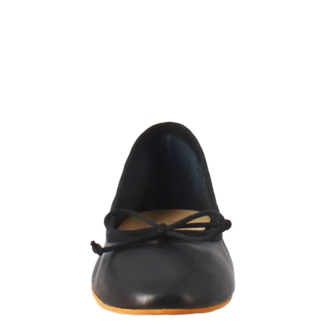 Best Sale Leonardo Shoes Ballerine Leggere Da Donna Color In Pelle Liscia Nero