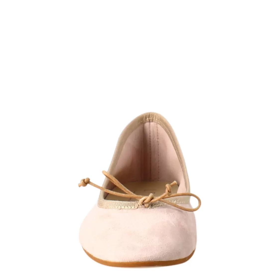 Hot Leonardo Shoes Ballerine Leggere Da Donna Color In Camoscio Sfoderate Rosa