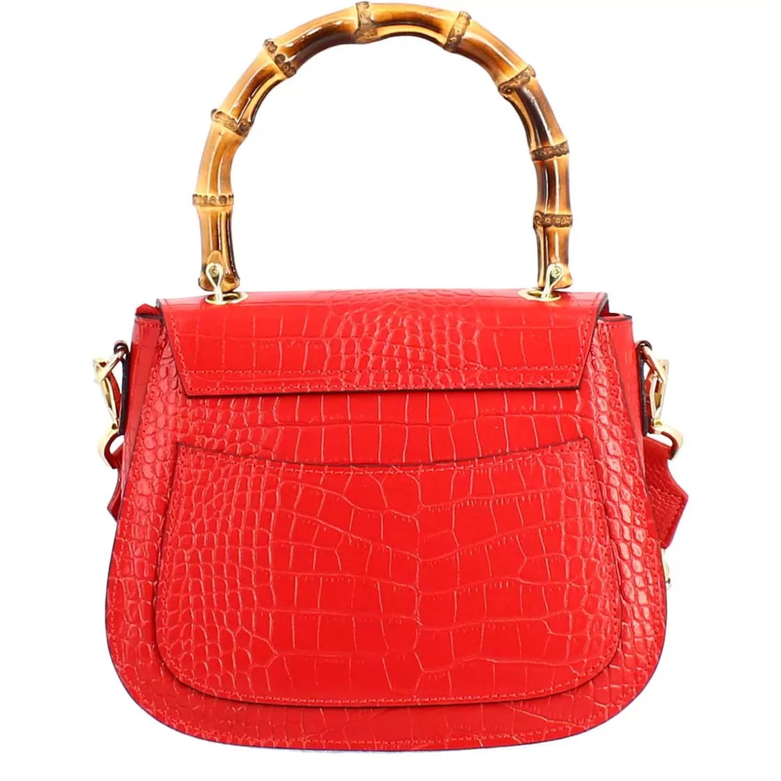 Best Leonardo Shoes Borsa A Mano Artigianale Da Donna In Pelle Rossa Con Tracolla Rimovibile Rosso