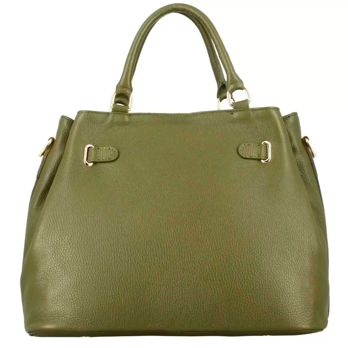 Flash Sale Leonardo Shoes Borsa A Mano Frida In Pelle Con Tracolla Rimovibile Colore Verde