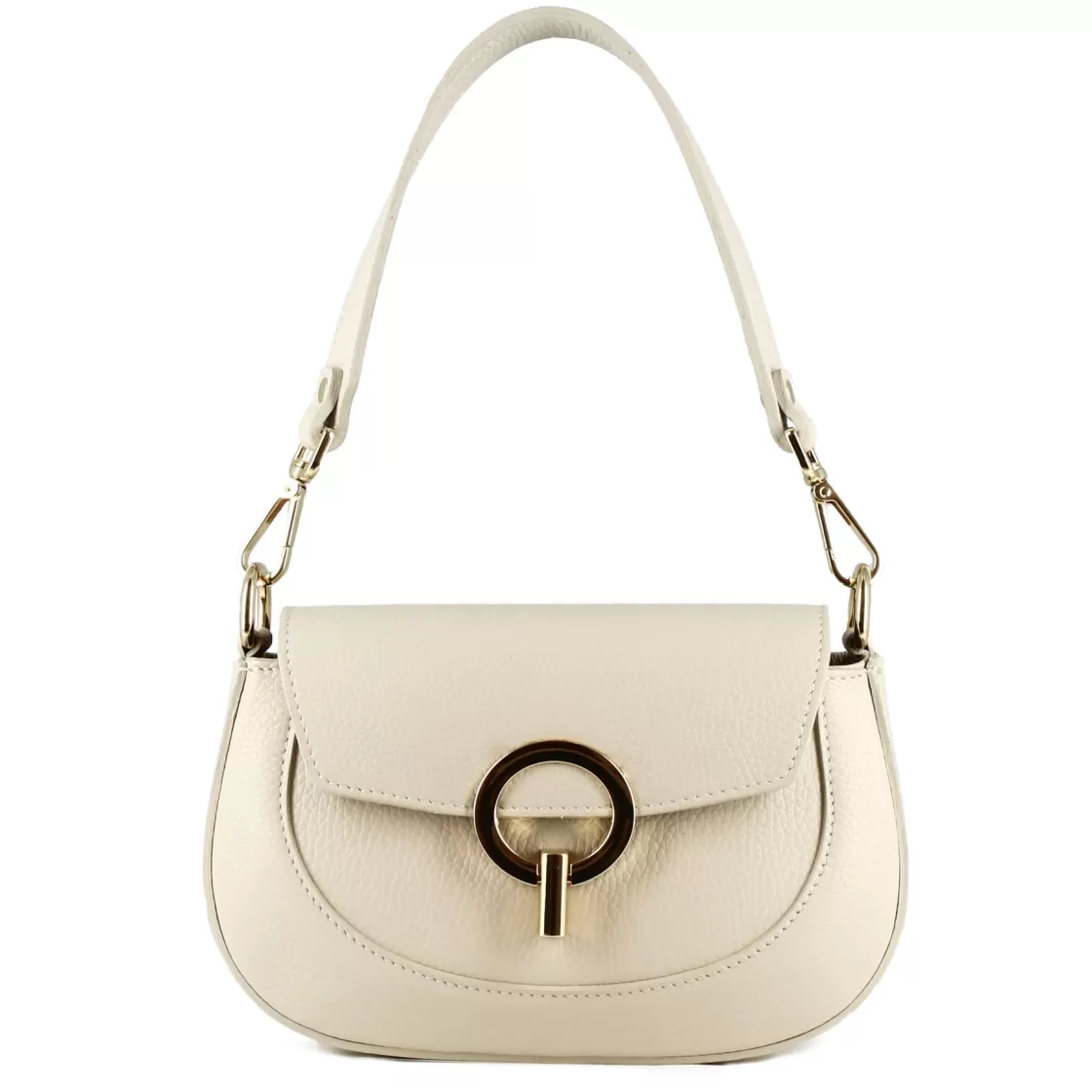 Online Leonardo Shoes Borsa A Mano Grace Da Donna In Pelle Colore Beige