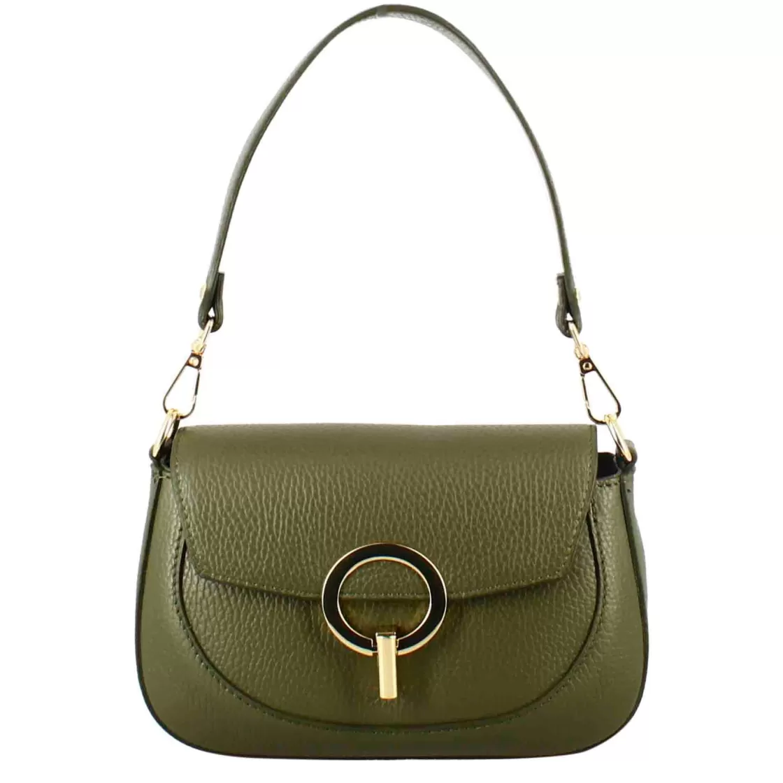 Discount Leonardo Shoes Borsa A Mano Grace Da Donna In Pelle Colore Verde