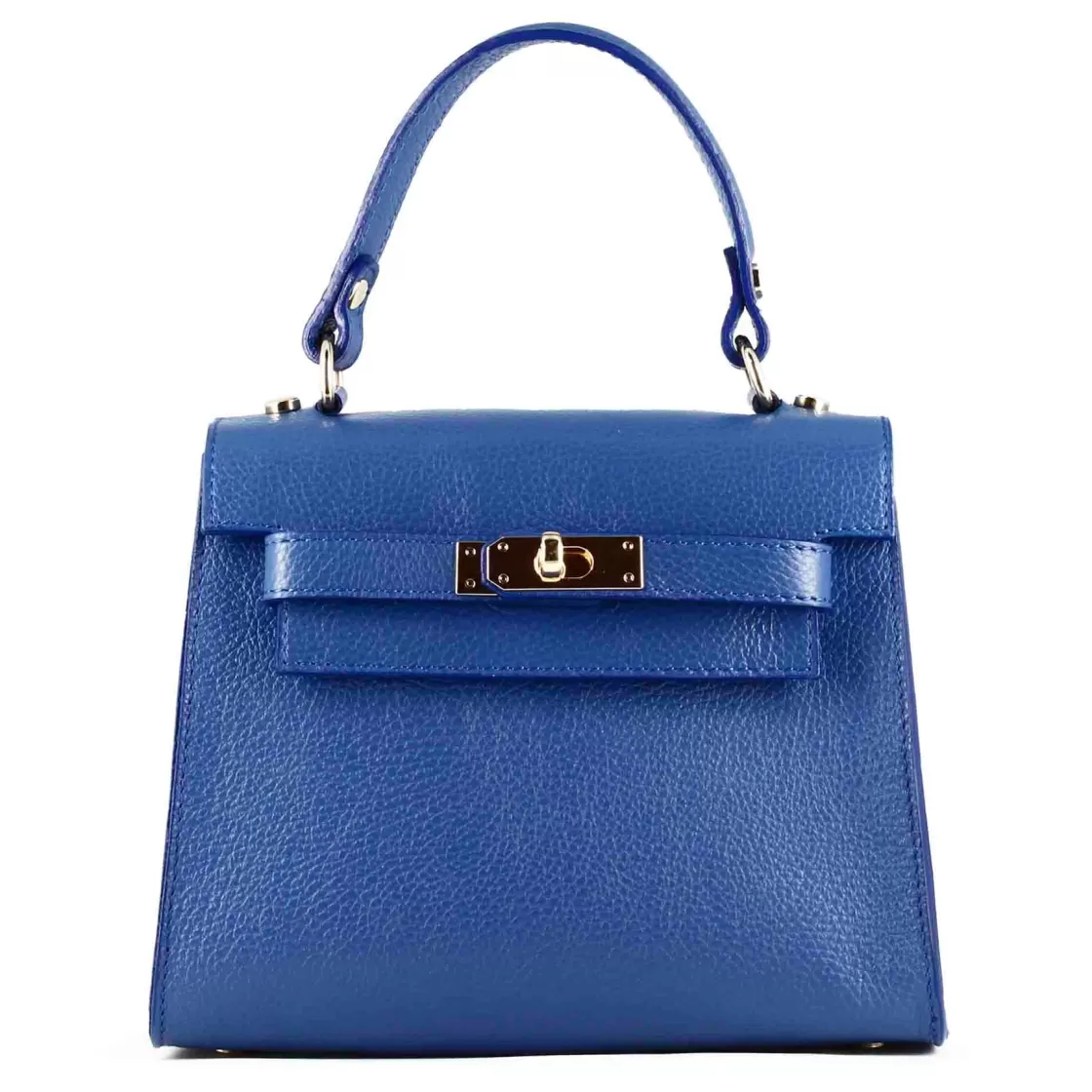 Best Sale Leonardo Shoes Borsa A Mano Lady K Da Donna In Pelle Colore Blu