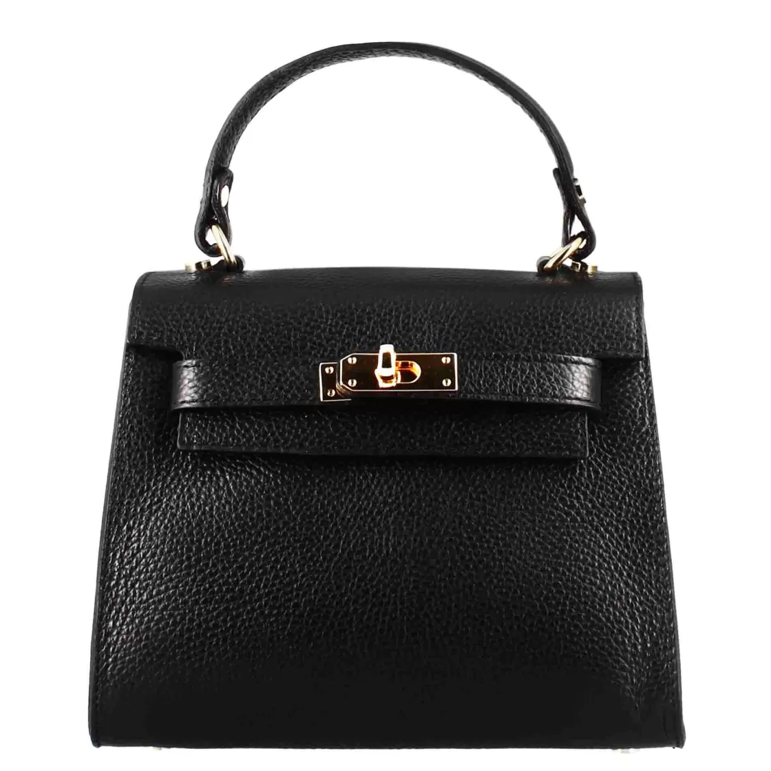 Online Leonardo Shoes Borsa A Mano Lady K Da Donna In Pelle Colore Nero