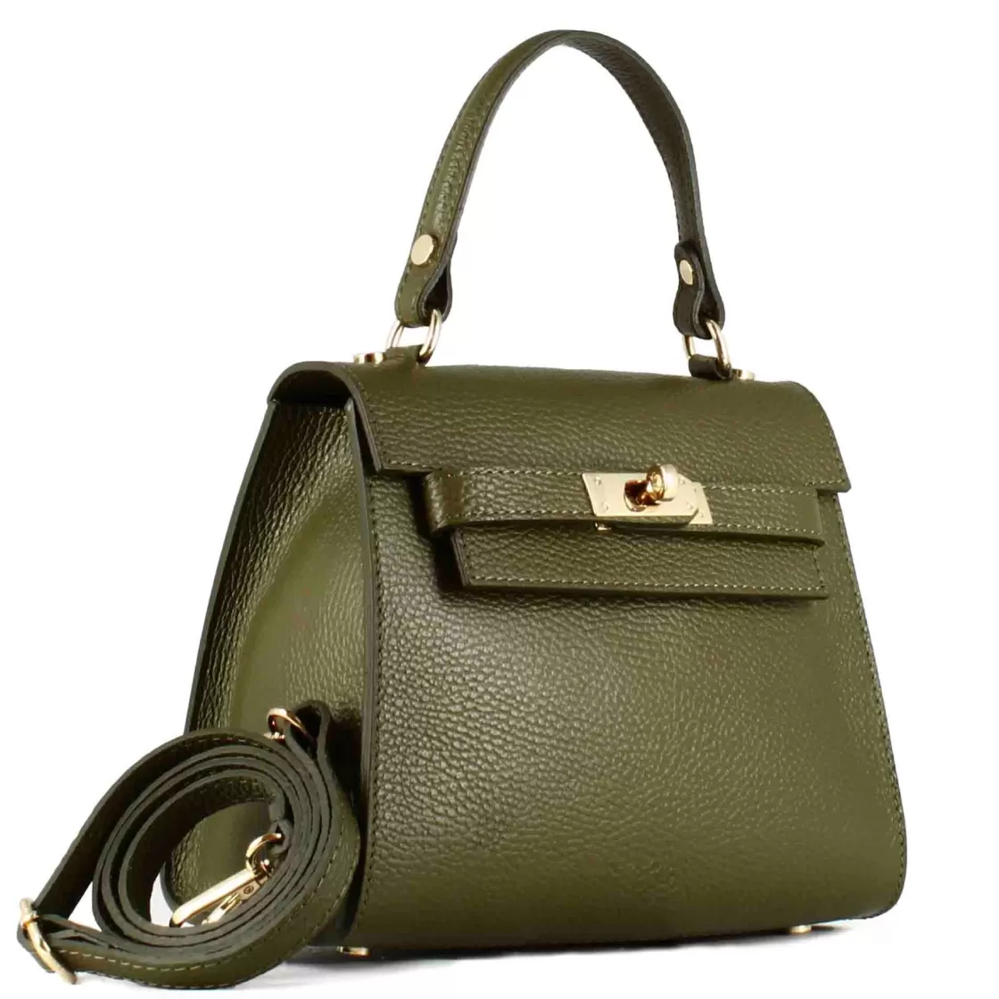 Cheap Leonardo Shoes Borsa A Mano Lady K Da Donna In Pelle Colore Verde