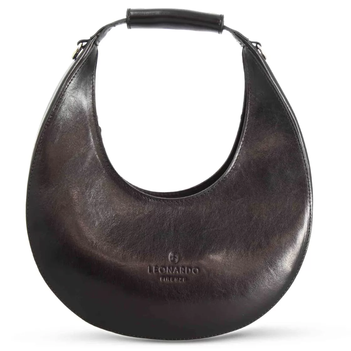 Discount Leonardo Shoes Borsa A Spalla Olimpia Da Donna In Pelle Colore Nero