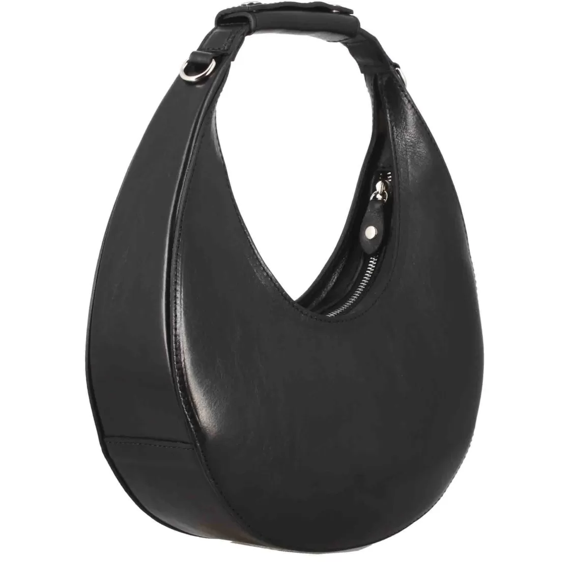 Discount Leonardo Shoes Borsa A Spalla Olimpia Da Donna In Pelle Colore Nero