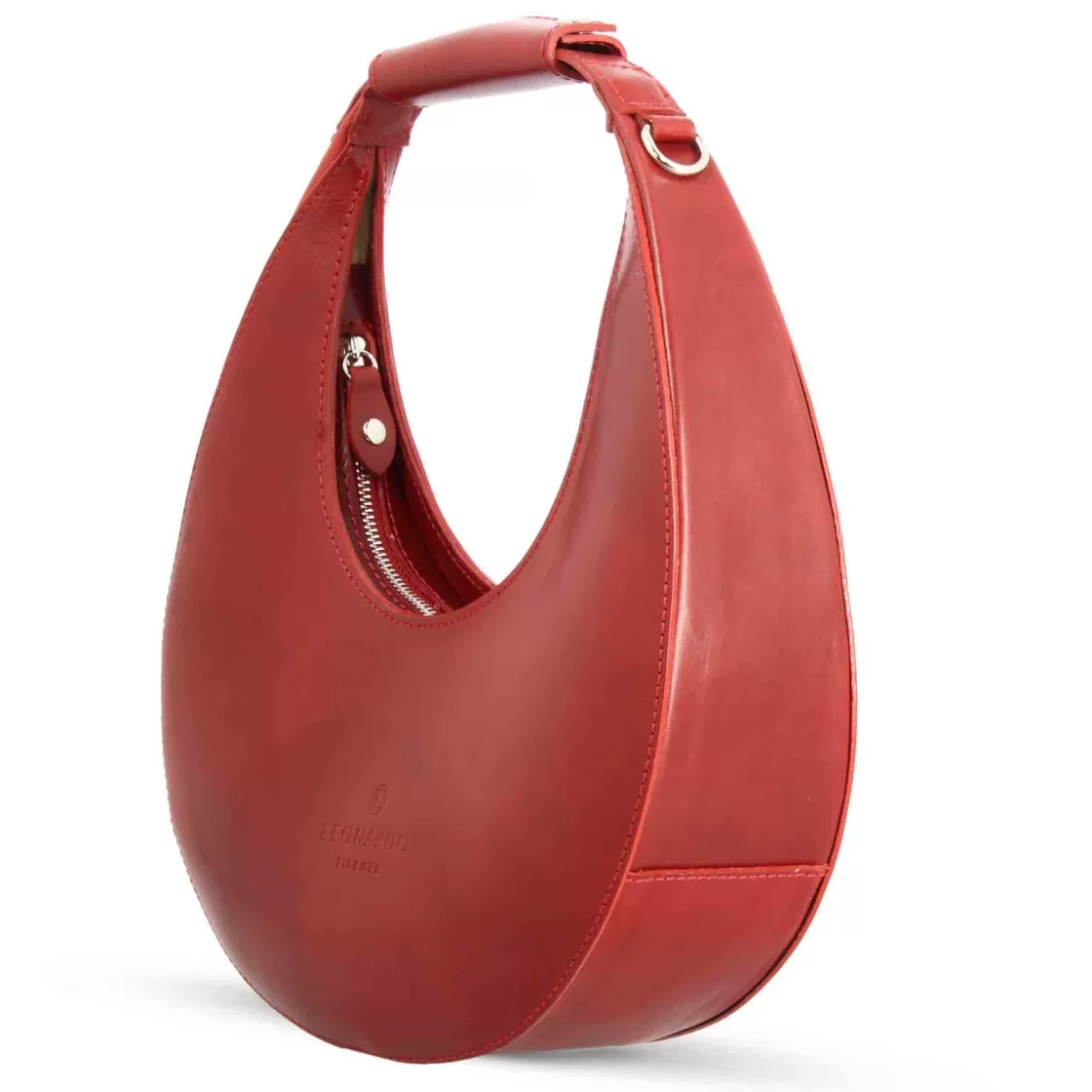 Outlet Leonardo Shoes Borsa A Spalla Olimpia Da Donna In Pelle Colore Rosso