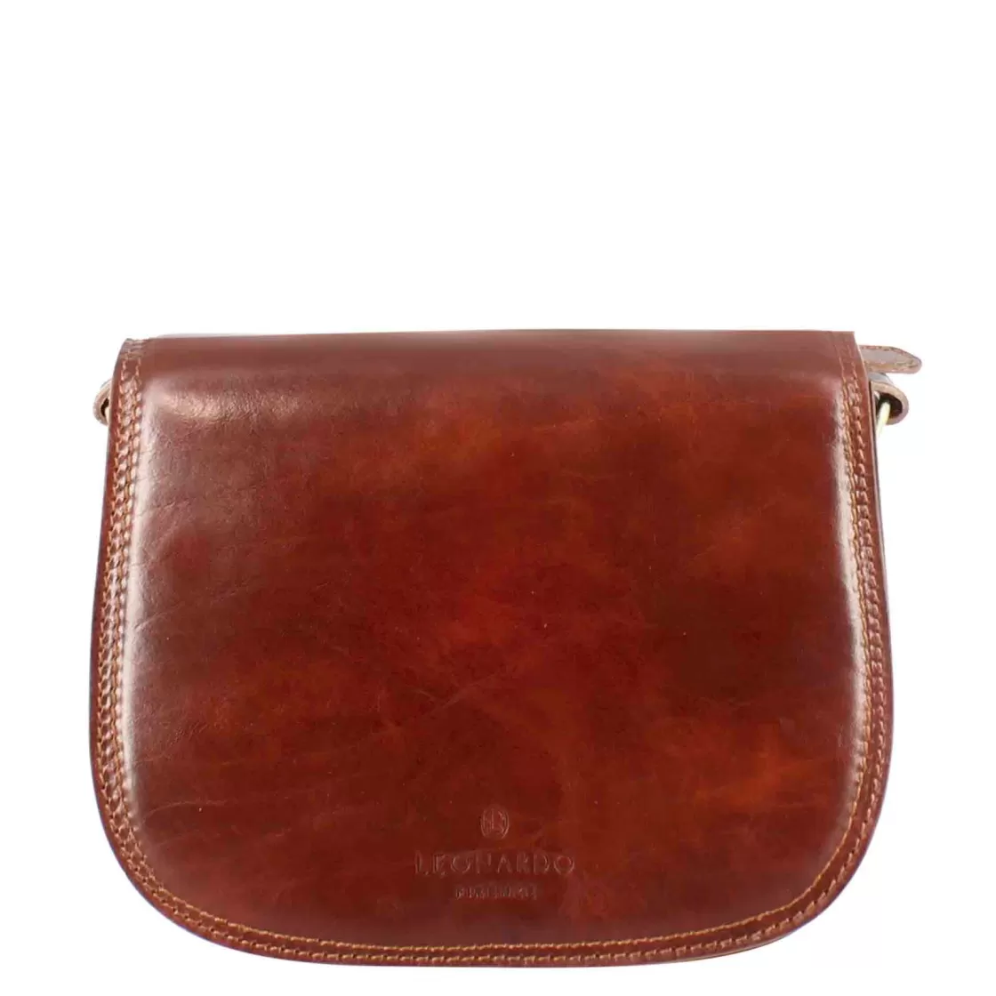 Discount Leonardo Shoes Borsa Essential Da Donna In Pelle Liscia Colore Marrone Scuro