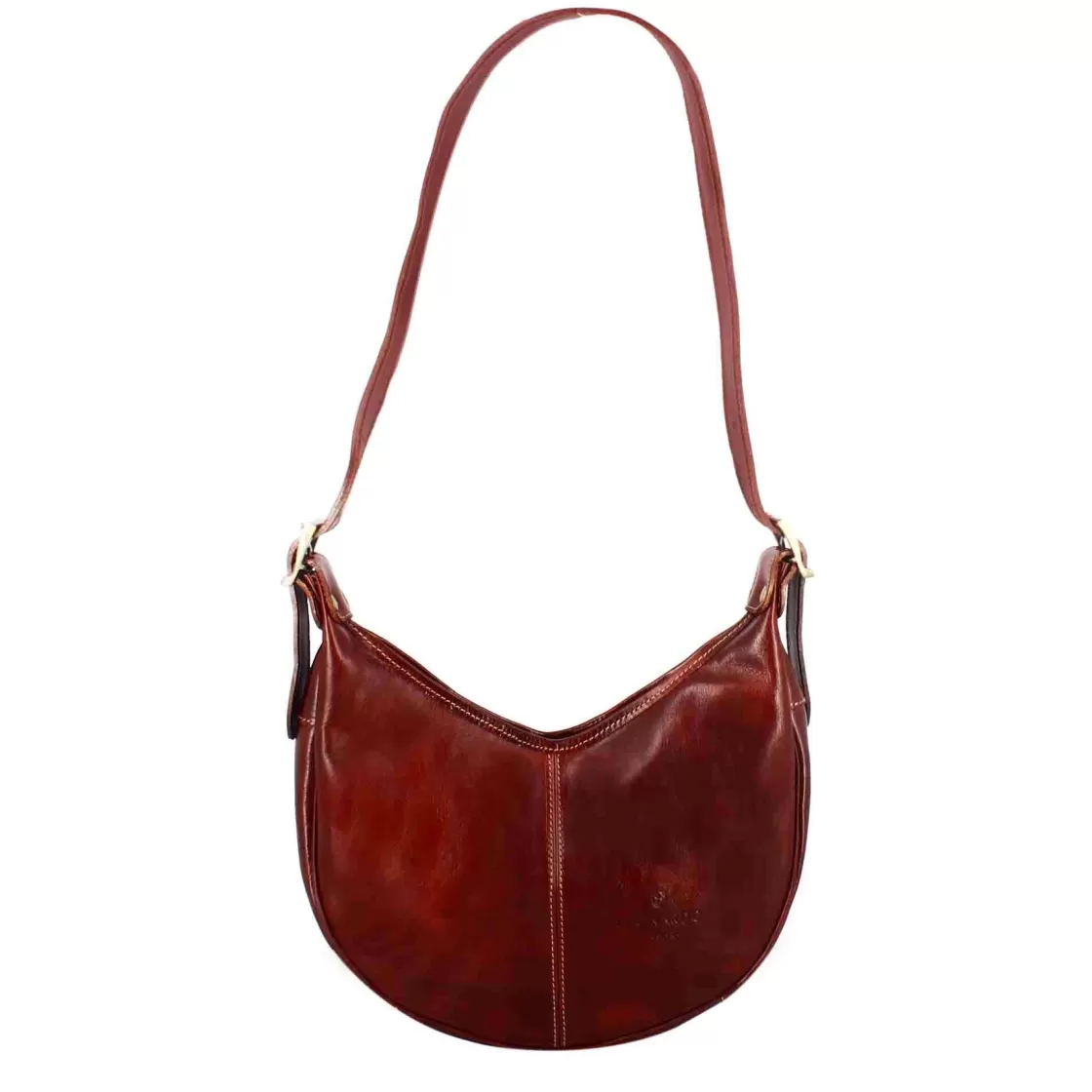 Flash Sale Leonardo Shoes Borsa Shopper City Da Donna Classica In Pelle Liscia Colore Marrone