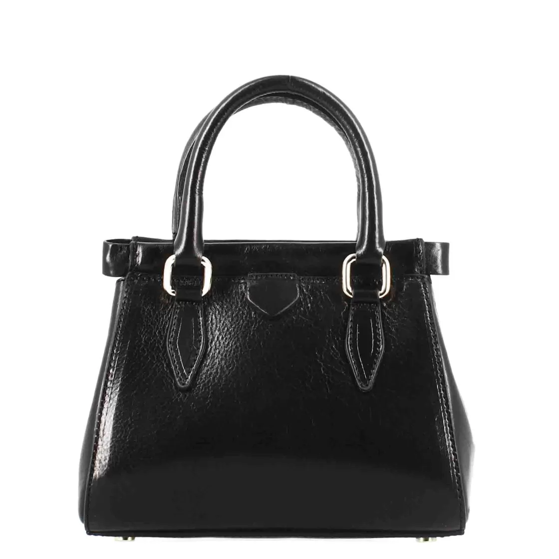 Cheap Leonardo Shoes Borsetta A Mano Fiorenza In Pelle Con Tracolla Rimovibile Colore Nero