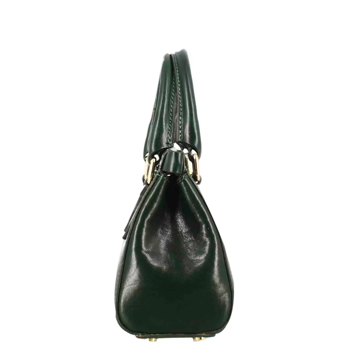 Best Sale Leonardo Shoes Borsetta A Mano Fiorenza In Pelle Con Tracolla Rimovibile Colore Verde