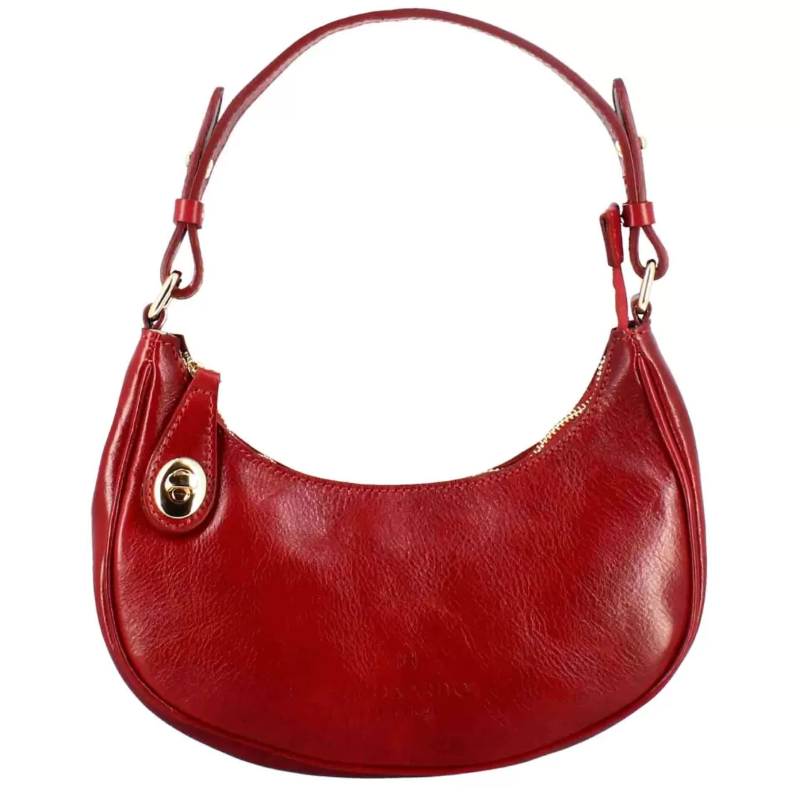Best Leonardo Shoes Borsetta A Spalla Jane In Pelle Con Tracolla Rimovibile Colore Rosso
