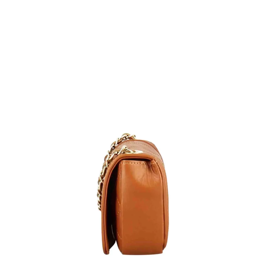 Clearance Leonardo Shoes Borsetta Timeless A Tracolla In Pelle Trapuntata Colore Marrone