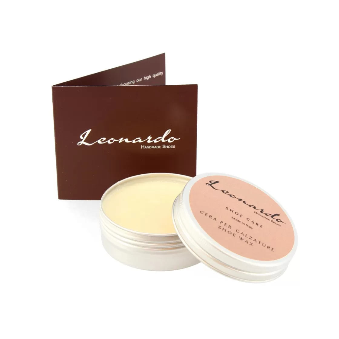Cheap Leonardo Shoes Cera Lucidante Di Colore Neutro Per Scarpe In Pelle 50 Ml