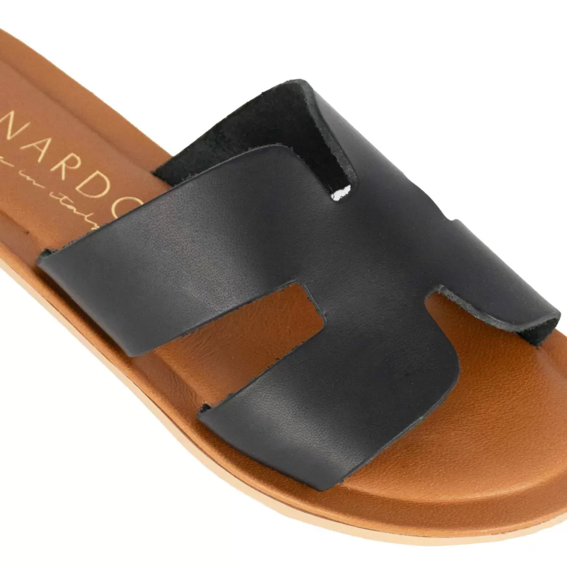Best Leonardo Shoes Ciabattine Da Donna In Pelle Colore Nero
