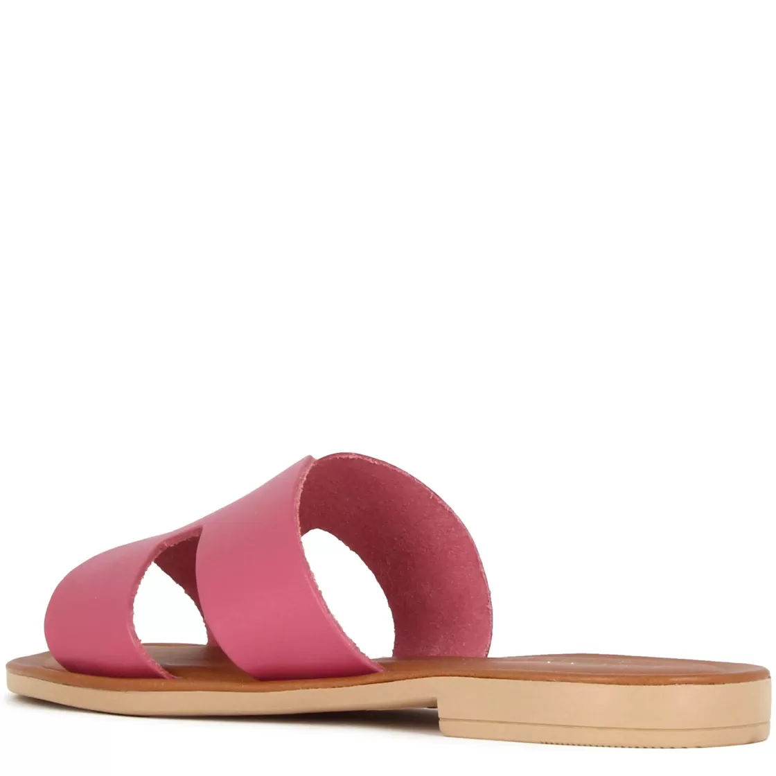 Store Leonardo Shoes Ciabattine Da Donna In Pelle Colore Rosa