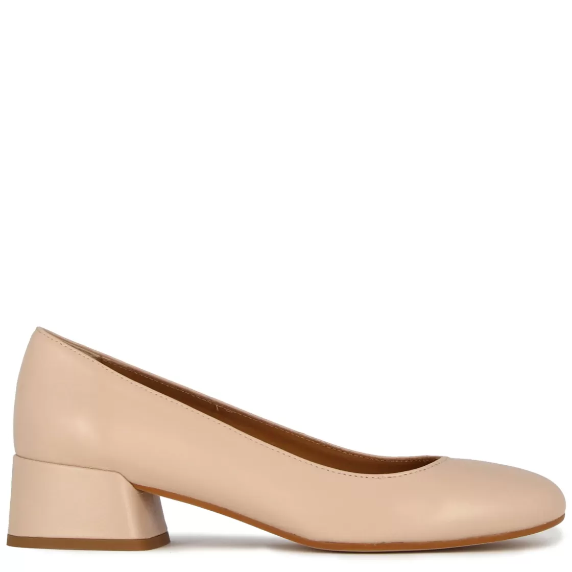 Best Sale Leonardo Shoes Décolleté Classica Da Donna In Pelle Liscia Colore Rosa