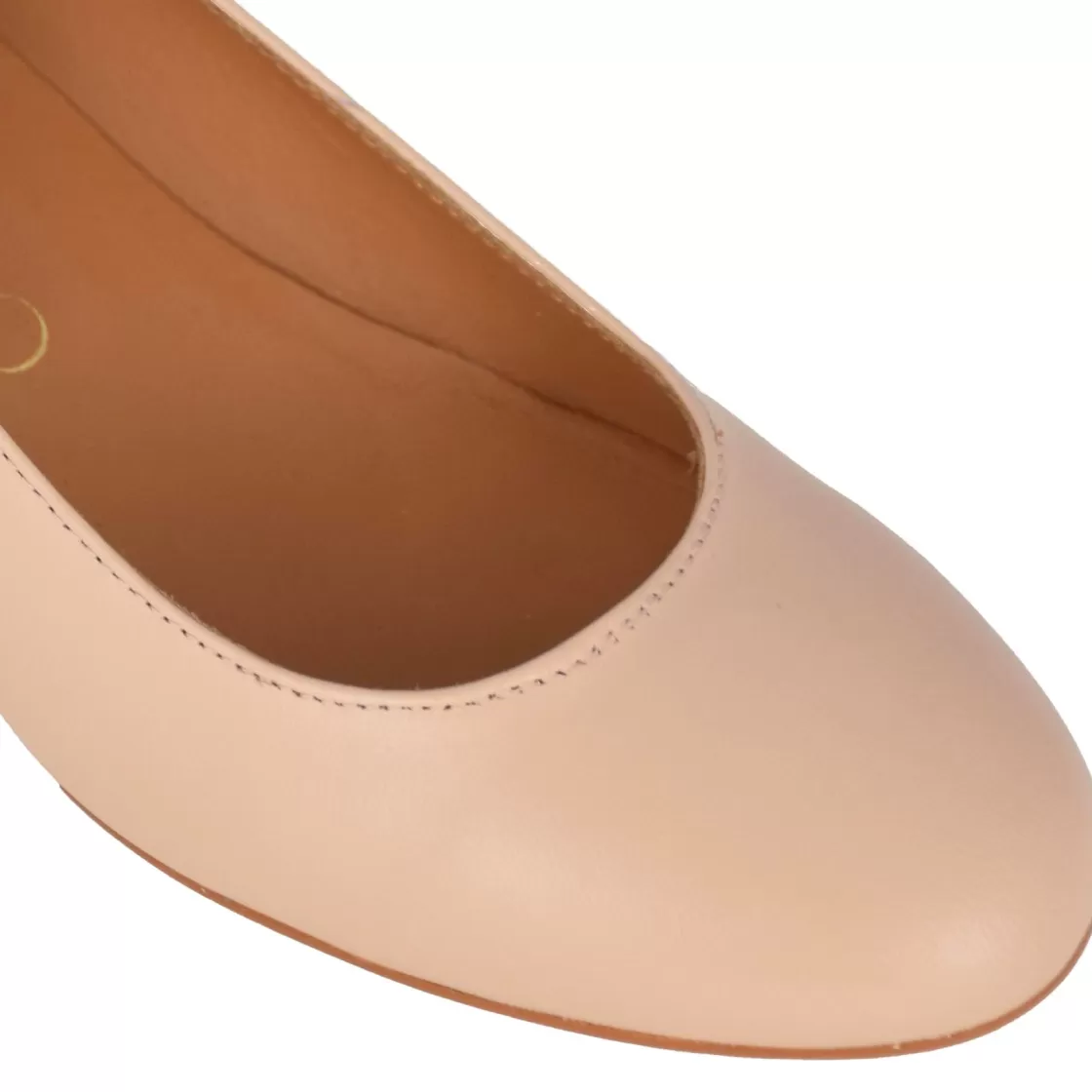 Best Sale Leonardo Shoes Décolleté Classica Da Donna In Pelle Liscia Colore Rosa