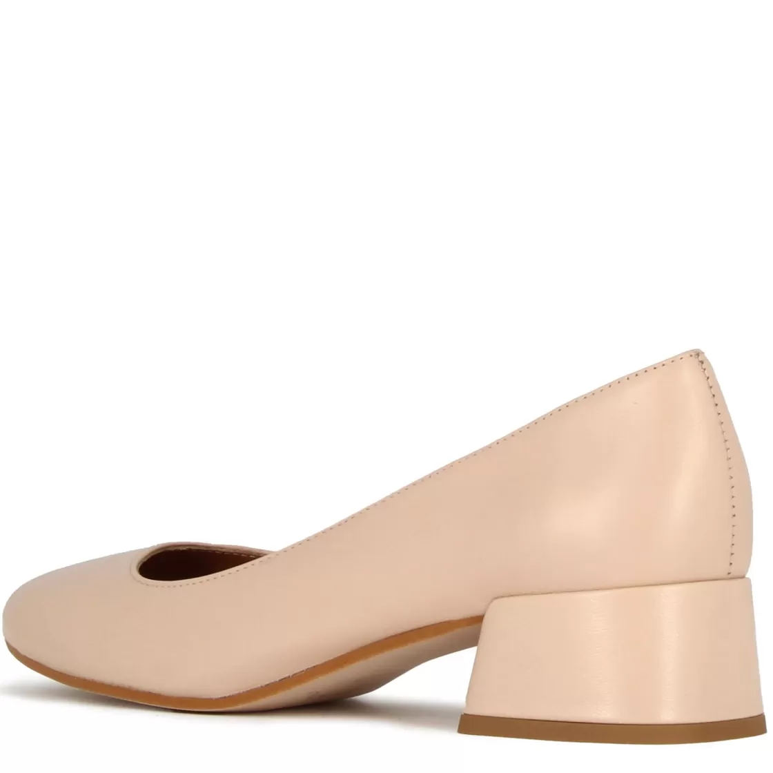 Best Sale Leonardo Shoes Décolleté Classica Da Donna In Pelle Liscia Colore Rosa