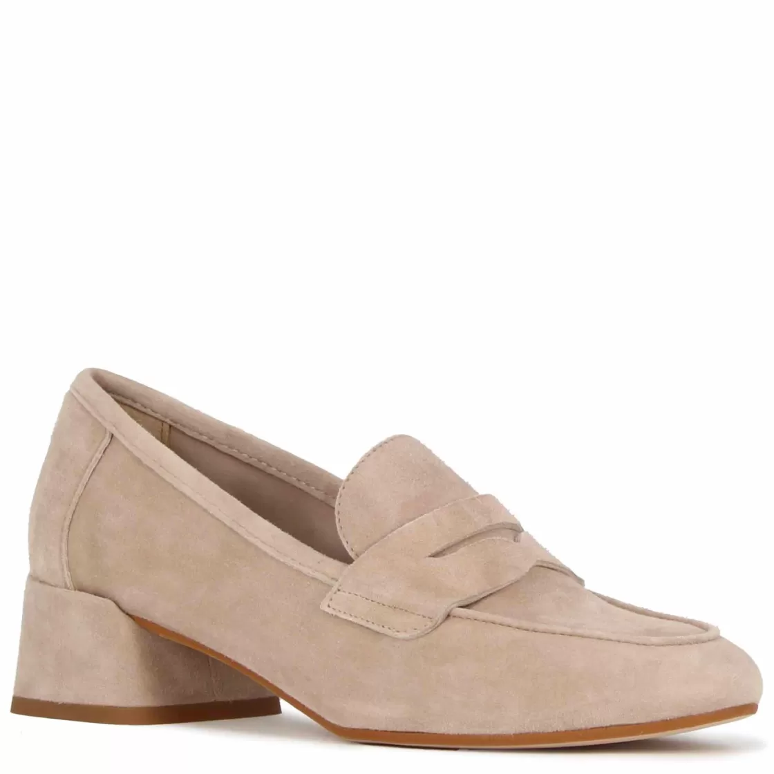 Flash Sale Leonardo Shoes Décolleté Classica Da Donna In Pelle Scamosciata Colore Cipria Beige