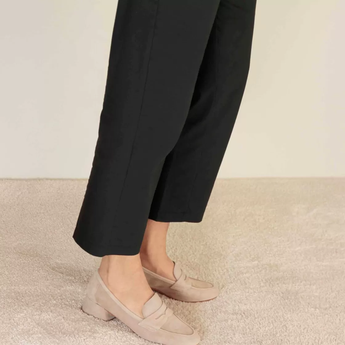 Flash Sale Leonardo Shoes Décolleté Classica Da Donna In Pelle Scamosciata Colore Cipria Beige