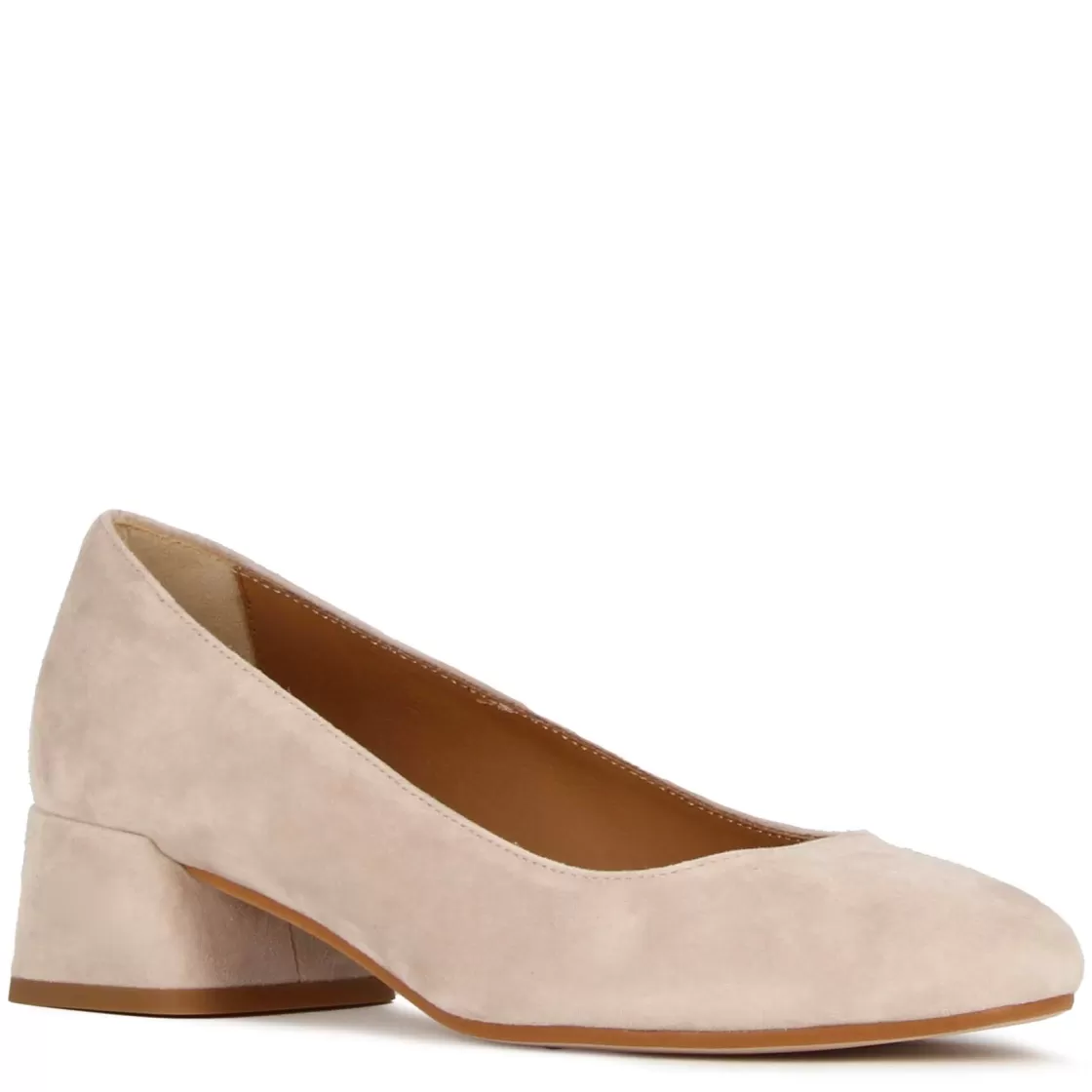 Store Leonardo Shoes Décolleté Classica Da Donna In Pelle Scamosciata Colore Rosa