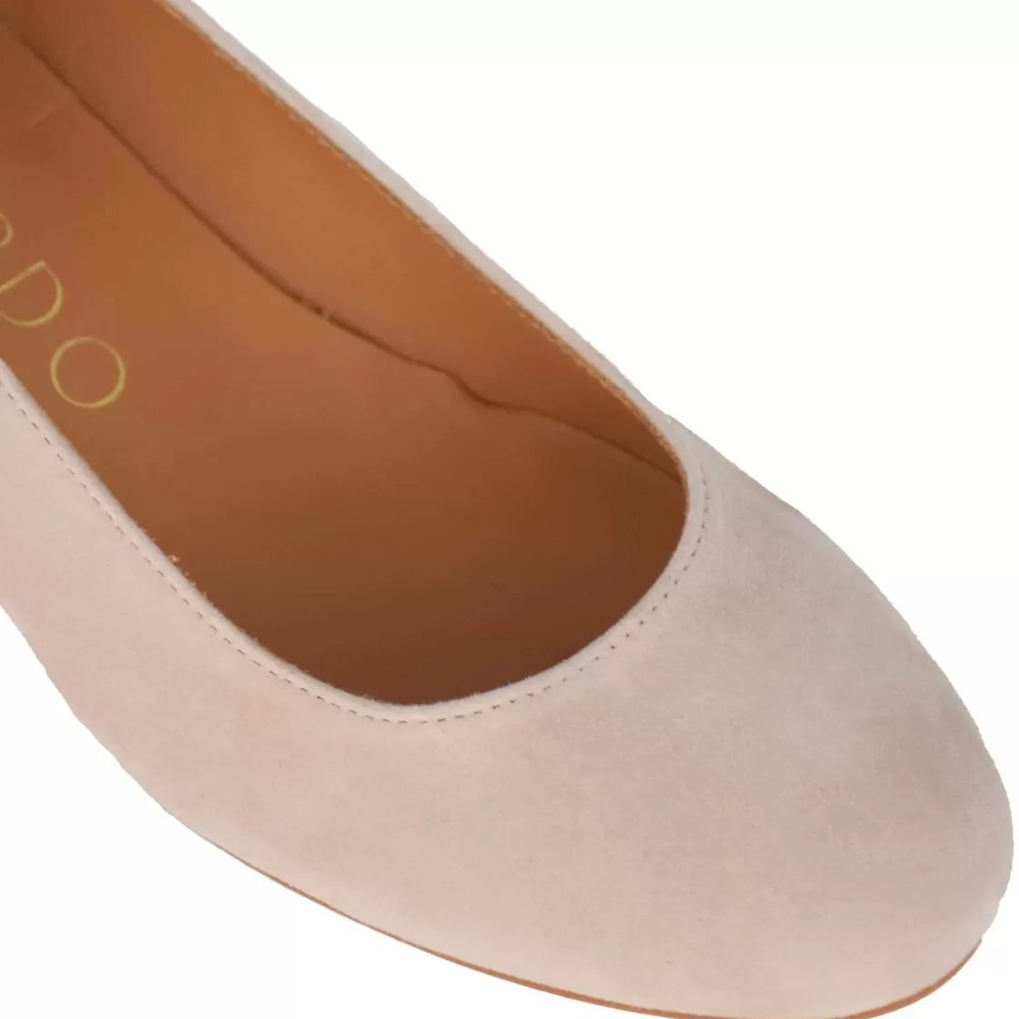 Store Leonardo Shoes Décolleté Classica Da Donna In Pelle Scamosciata Colore Rosa