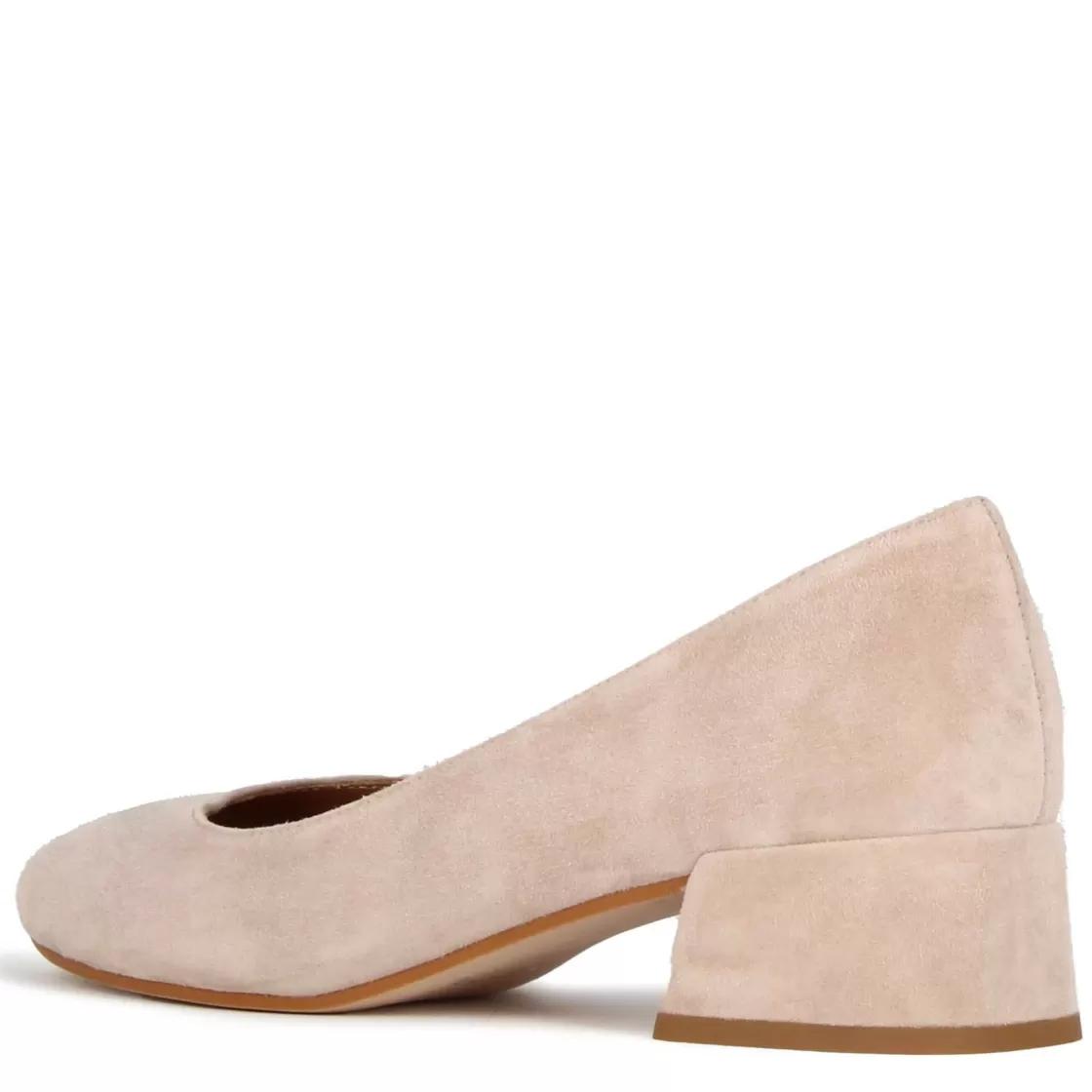 Store Leonardo Shoes Décolleté Classica Da Donna In Pelle Scamosciata Colore Rosa