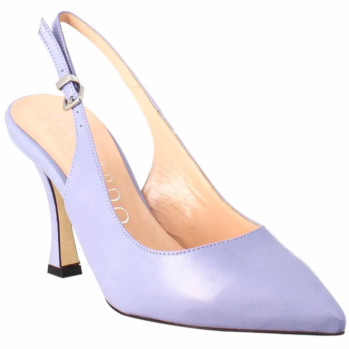 Best Leonardo Shoes Décolleté Con Tacco Alto Da Donna In Pelle Colore Glicine Lilla