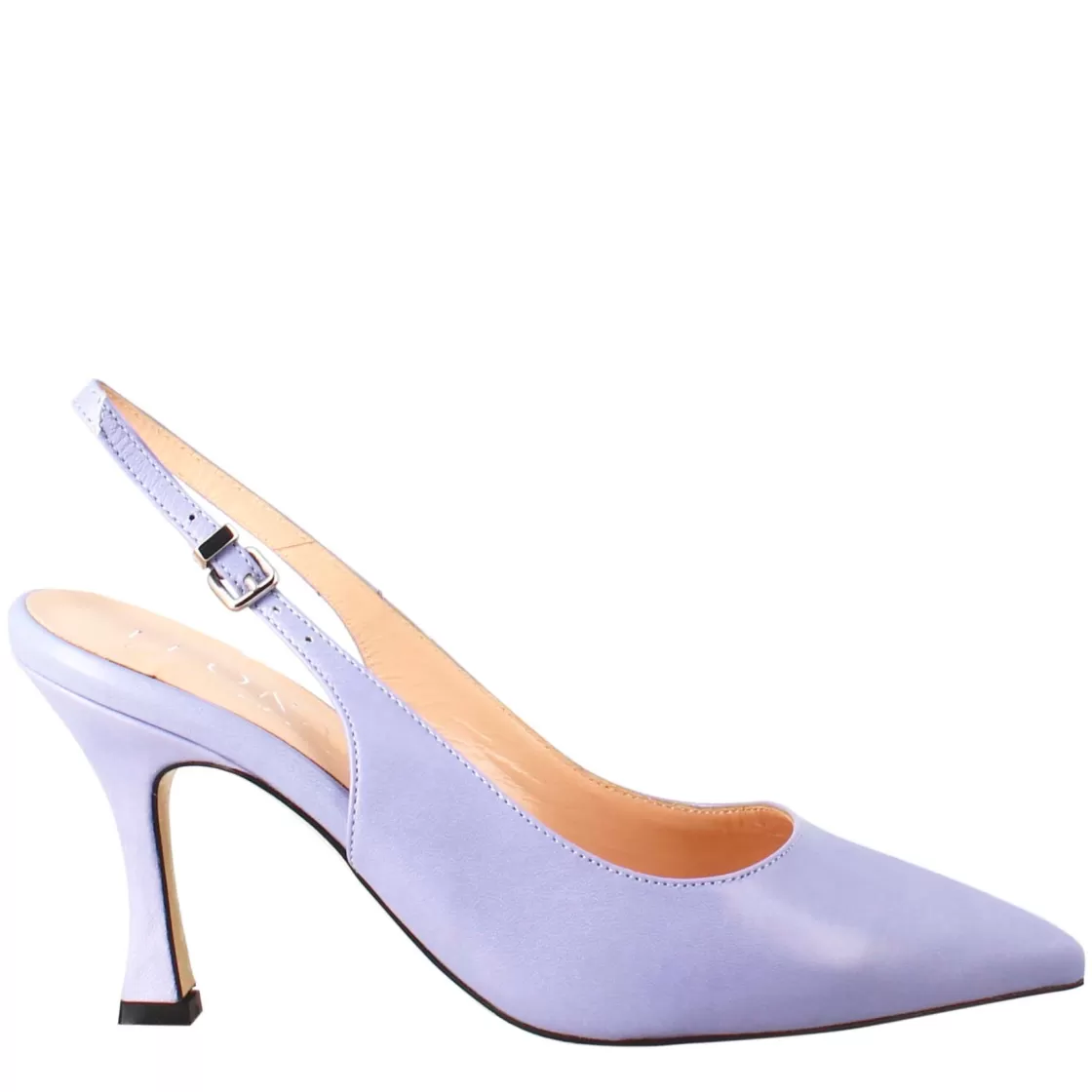 Best Leonardo Shoes Décolleté Con Tacco Alto Da Donna In Pelle Colore Glicine Lilla