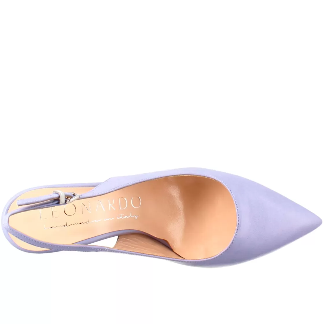 Best Leonardo Shoes Décolleté Con Tacco Alto Da Donna In Pelle Colore Glicine Lilla
