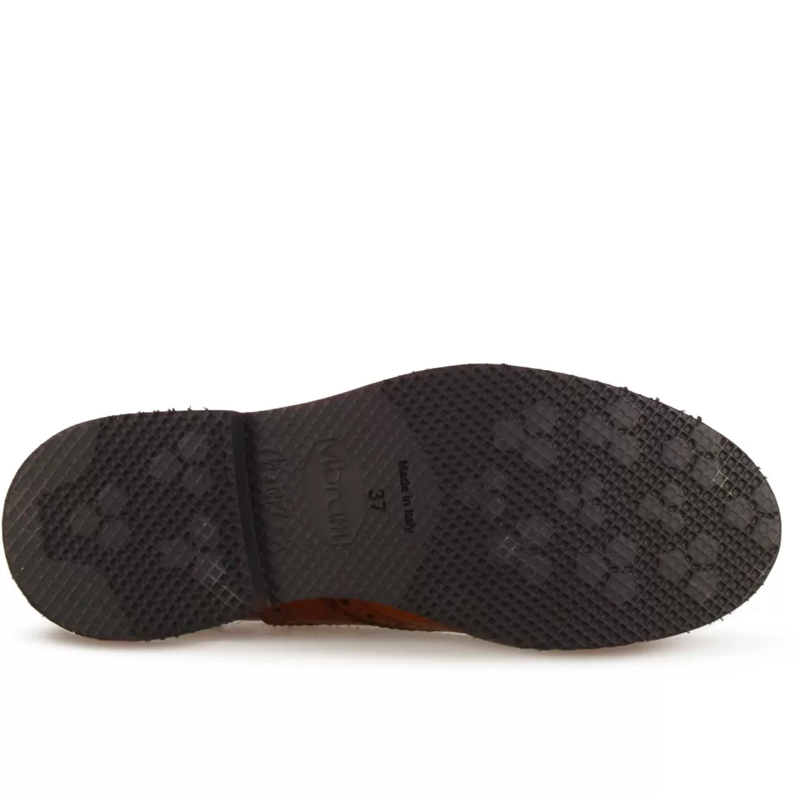 Best Sale Leonardo Shoes Francesina Brogue Da Donna In Pelle Colore Marrone Scuro
