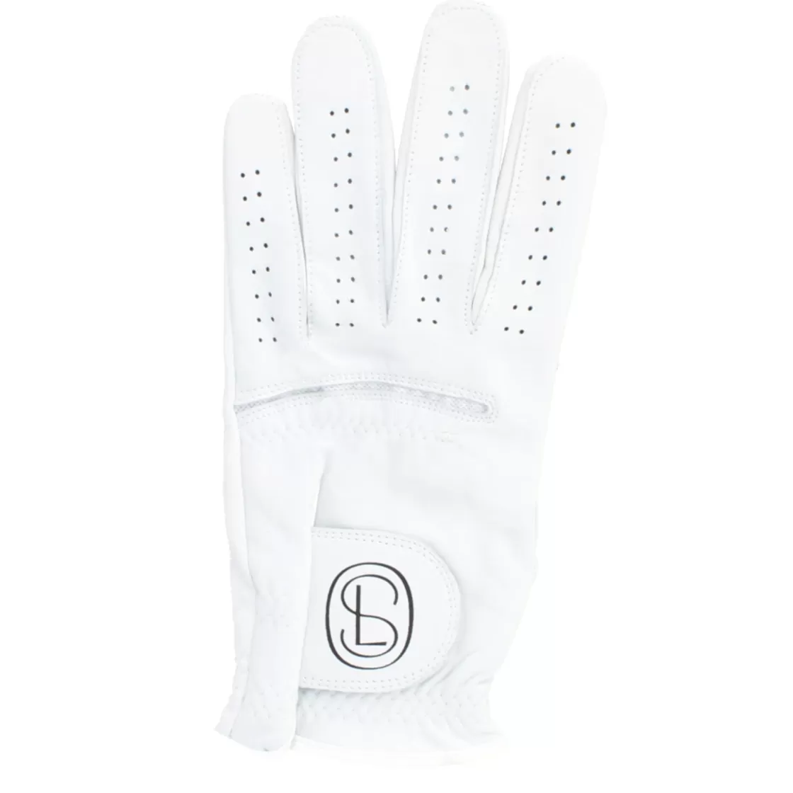 Outlet Leonardo Shoes Guanti Da Golf In Vera Pelle Colore Bianco