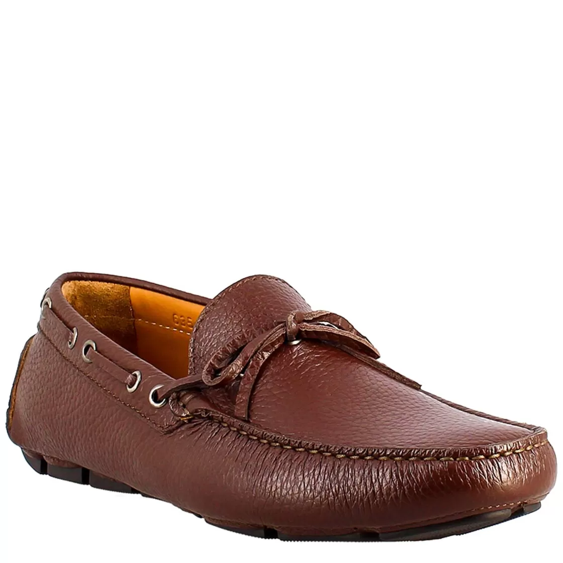 Hot Leonardo Shoes Mocassini Artigianali Carshoe Da Uomo In Pelle Color . Marrone