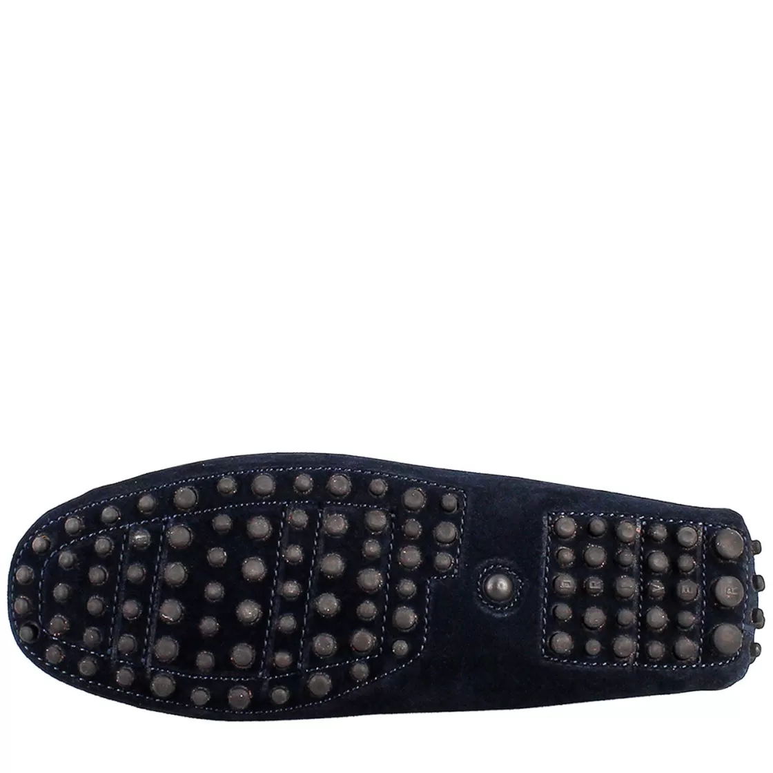 Shop Leonardo Shoes Mocassini Artigianali Carshoe Da Uomo In Pelle Di Camoscio Color . Blu
