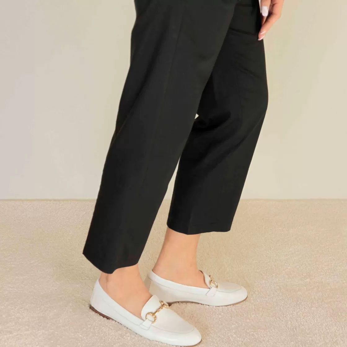 Online Leonardo Shoes Mocassino Classico Da Donna Con Morsetto In Pelle Colore Bianco