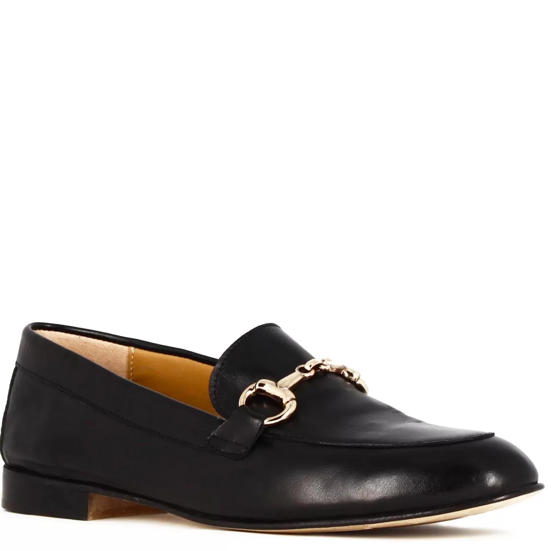 Store Leonardo Shoes Mocassino Classico Da Donna Con Morsetto In Pelle Colore Nero