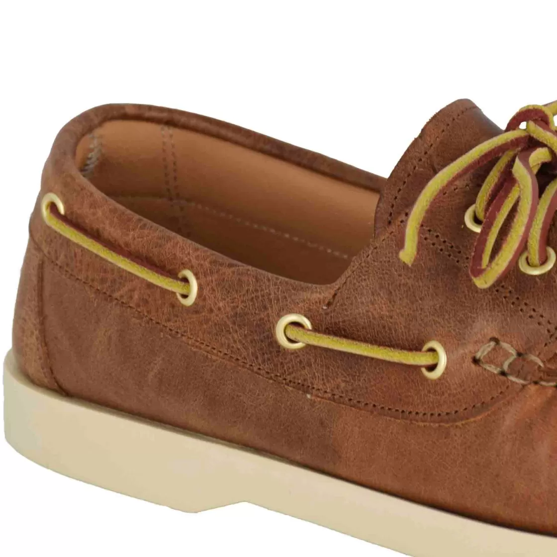 Cheap Leonardo Shoes Mocassino Da Barca Da Uomo In Camoscio Colore Marrone Chiaro