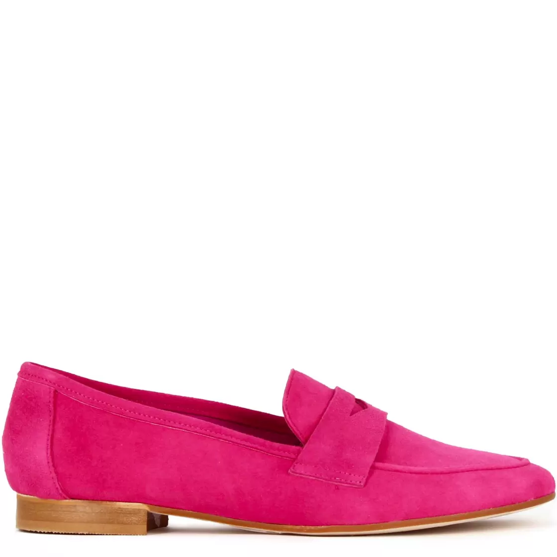 Discount Leonardo Shoes Mocassino Da Donna Classico In Pelle Scamosciata Colore Rosa
