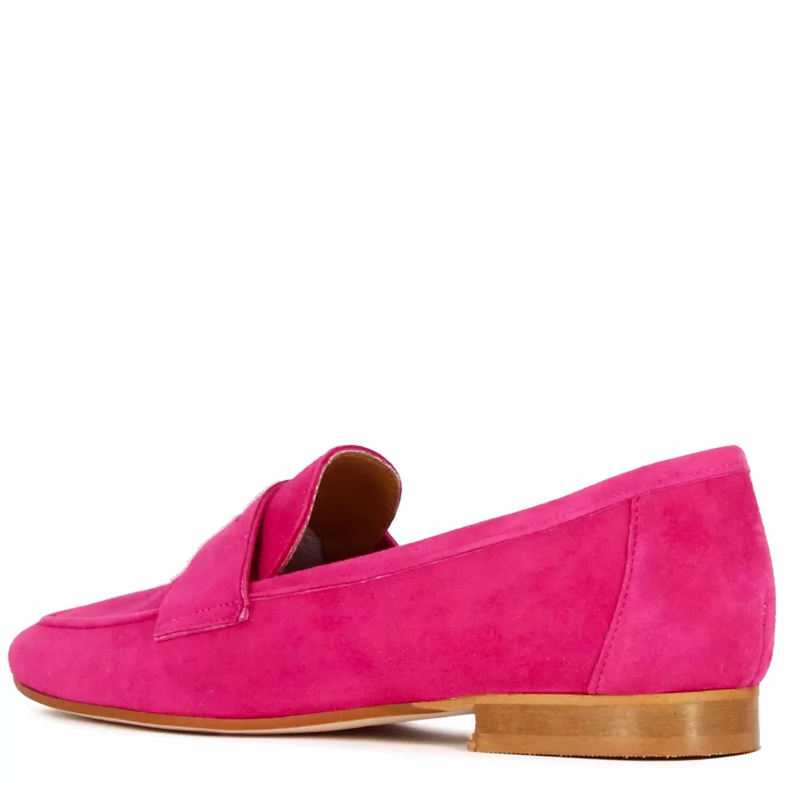 Discount Leonardo Shoes Mocassino Da Donna Classico In Pelle Scamosciata Colore Rosa